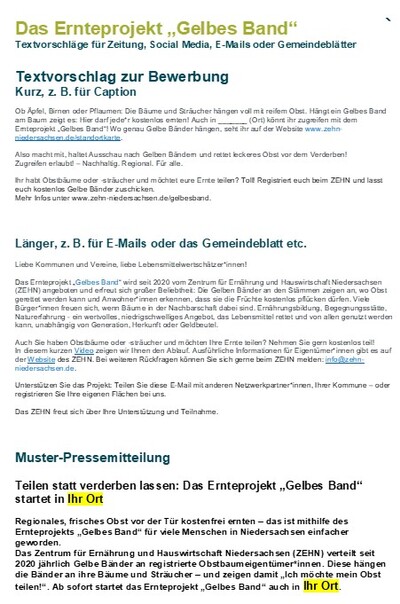 Aufruf und Muster-PM GB 2025 - © ZEHN Aufruf und Muster-PM GB 2025